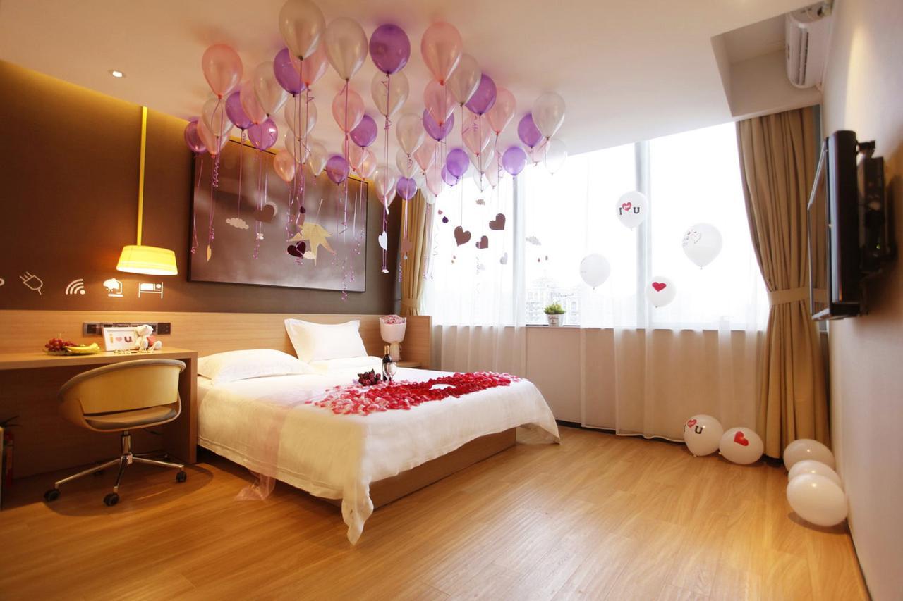 Iu Hotel Ruoyang Yiyang Wenhua Road Luaran gambar