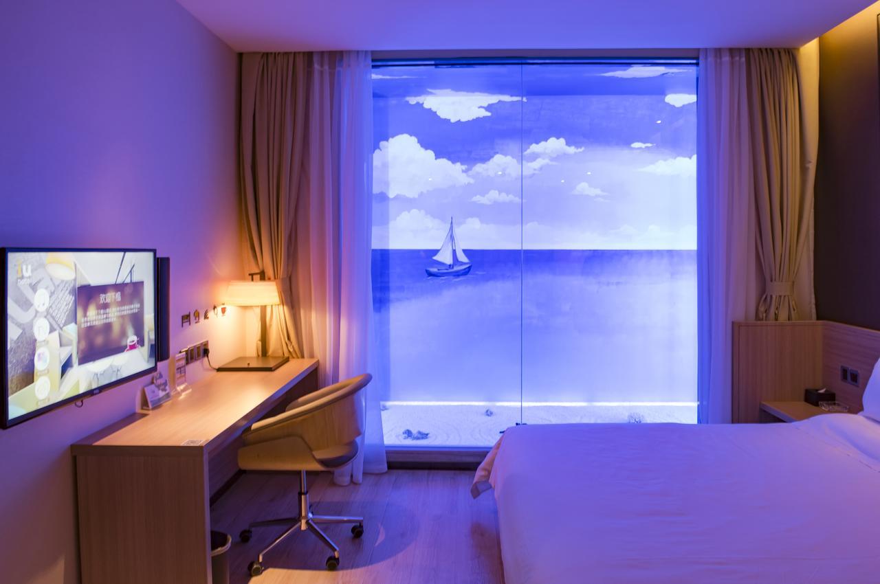 Iu Hotel Ruoyang Yiyang Wenhua Road Luaran gambar